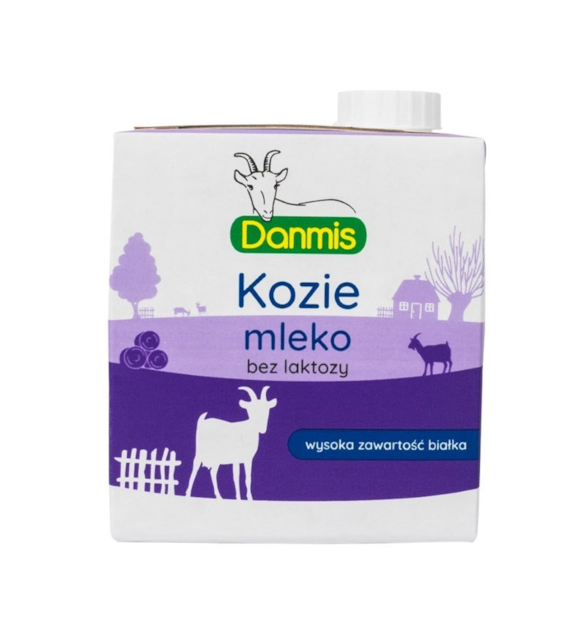 Mleko kozie bez laktozy UHT 500ml DANMIS