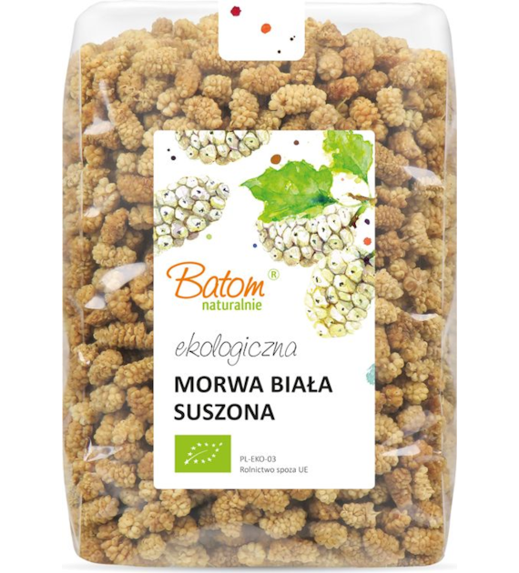 Morwa biała suszona 1kg BATOM BIO