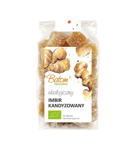 Imbir kandyzowany 250g BATOM BIO