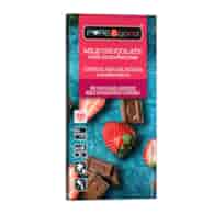 Czekolada mleczna z truskawkami bez cukru 75g PURE&GOOD