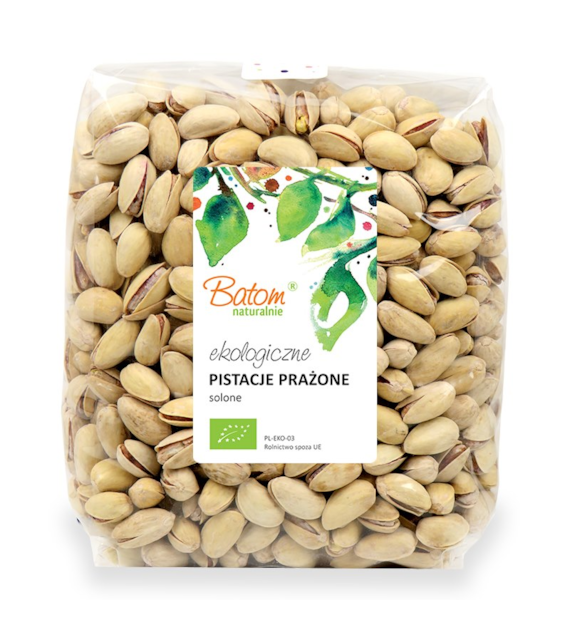Pistacje prażone solone 1kg BATOM BIO