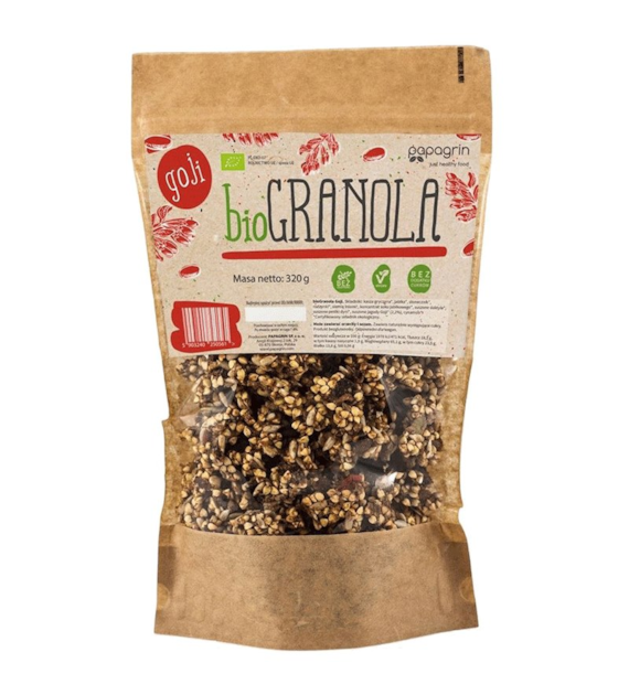 Granola goji 320g PAPAGRIN BIO