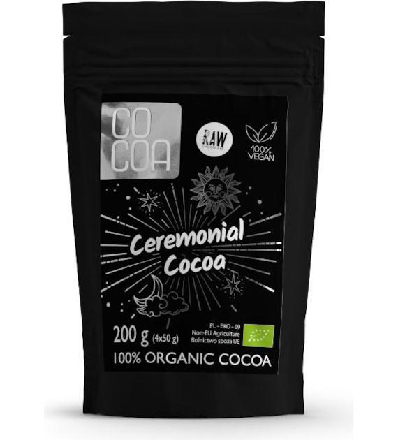 Kakao ceremonialne czekolada gorzka 100% 200g COCOA BIO