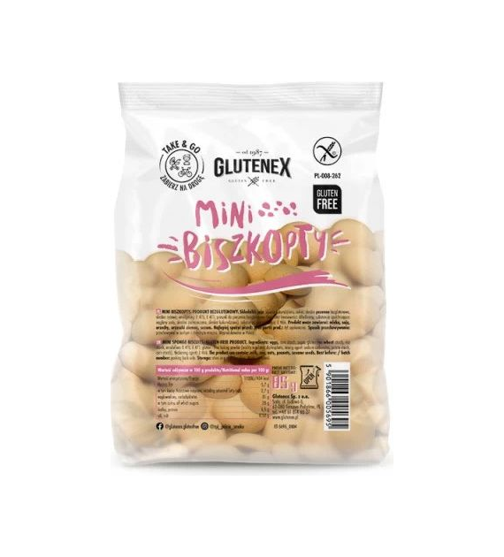 Biszkopty mini bezglutenowe 85g GLUTENEX