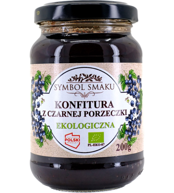Konfitura z czarnej porzeczki 200g SYMBOL SMAKU BIO