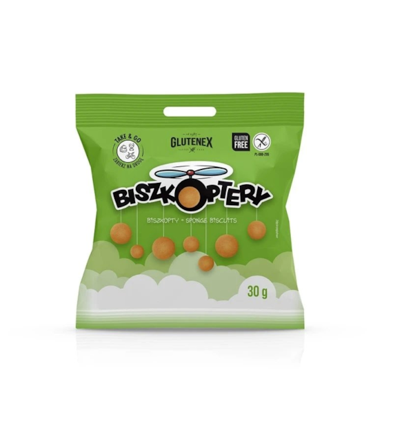 Biszkopty Biszkoptery bezglutenowe 30g GLUTENEX