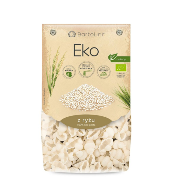 Makaron ryżowy muszelka 250g BARTOLINI BIO