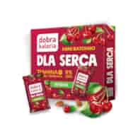 Mini batoniki z wiśnią i rhodiolą Dla serca bez cukru 102g DOBRA KALORIA