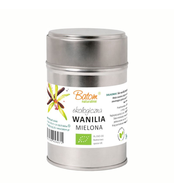 Wanilia bourbon mielona puszka 30g BATOM BIO