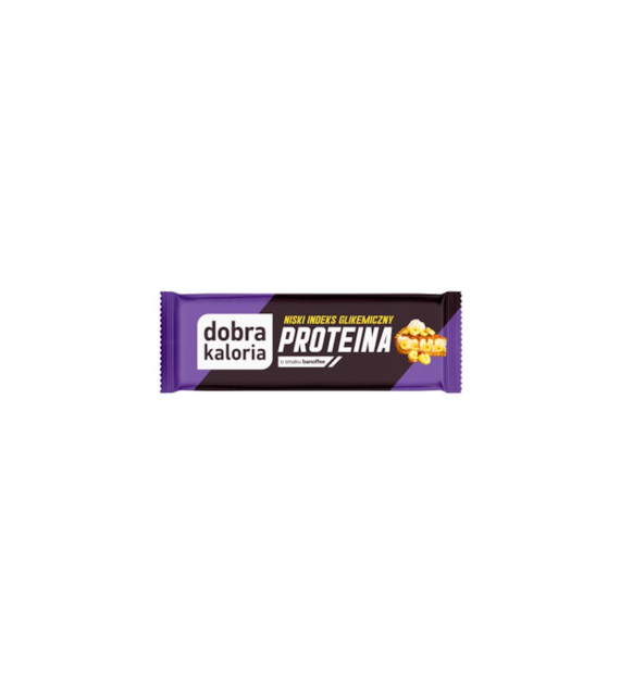 Baton proteinowy o smaku banoffee z MCT bez cukru 45g DOBRA KALORIA