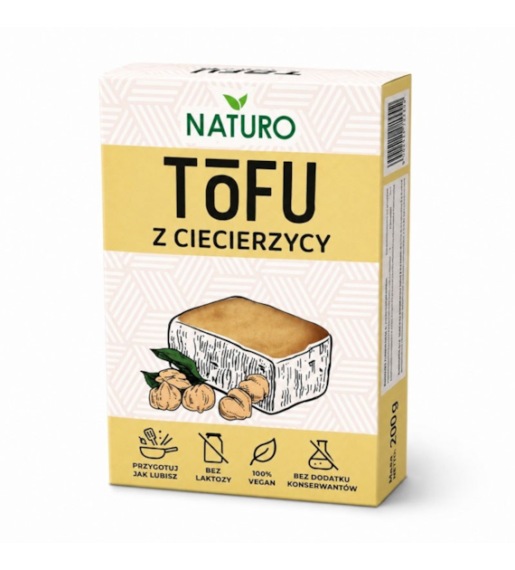 Tofu z ciecierzycy naturalne 200g NATURO
