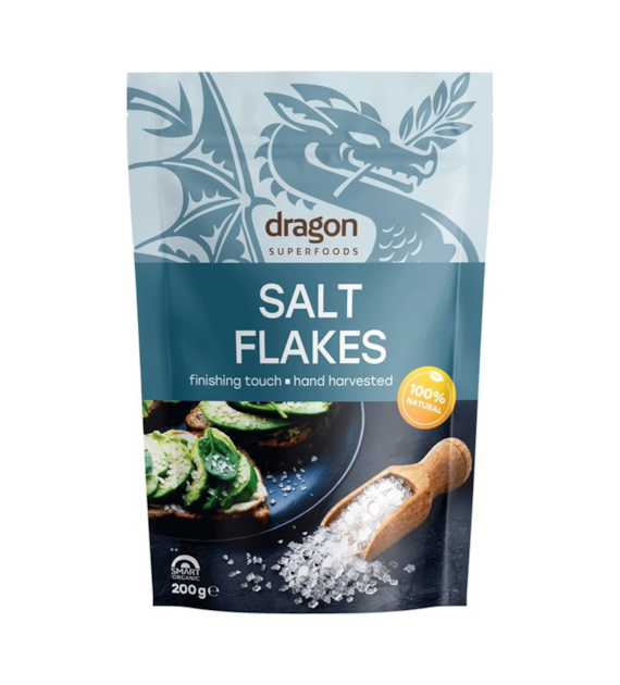 Sól morska w płatkach 200g DRAGON SUPERFOODS
