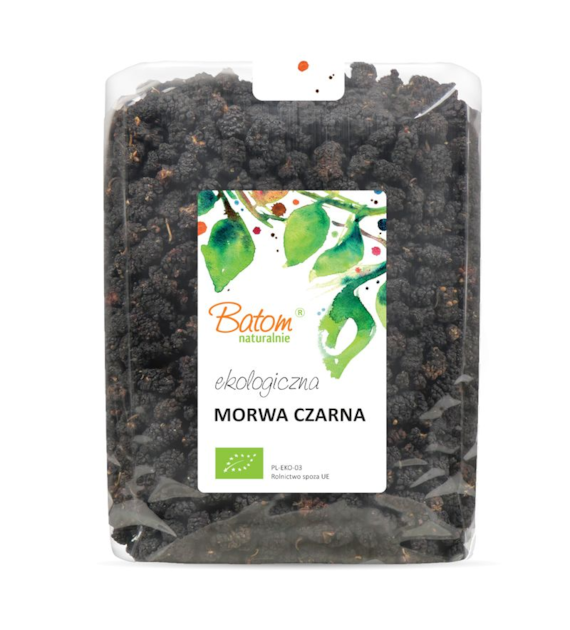 Morwa czarna suszona 1kg BATOM BIO