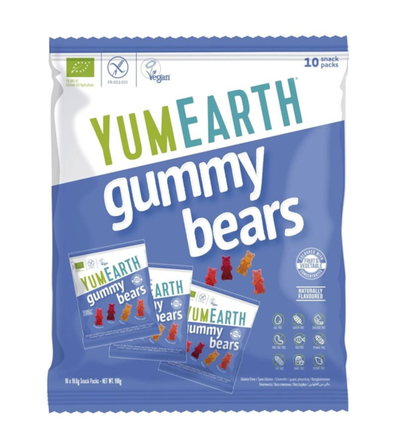 Żelki owocowe misie Mix smaków 198g YUMEARTH BIO