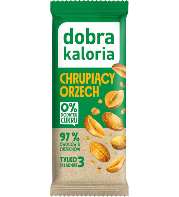 Baton daktylowy Chrupiący orzech bez cukru 35g DOBRA KALORIA