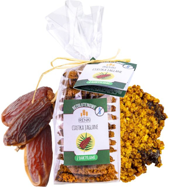 Ciastka jaglane z daktylami 175g IRENKI