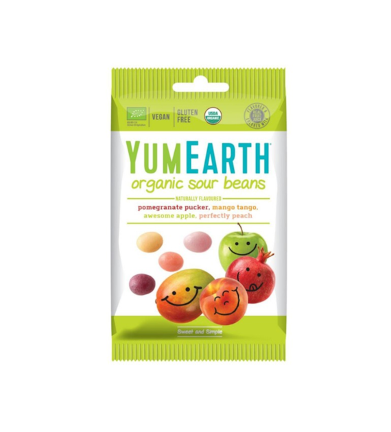 Żelki owocowe kwaśne fasolki 50g YUMEARTH BIO