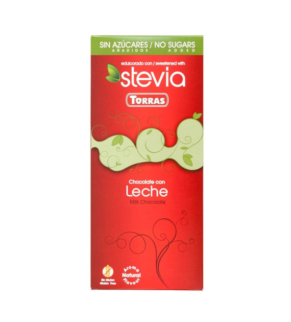 Czekolada KETO mleczna bez cukru 100g TORRAS