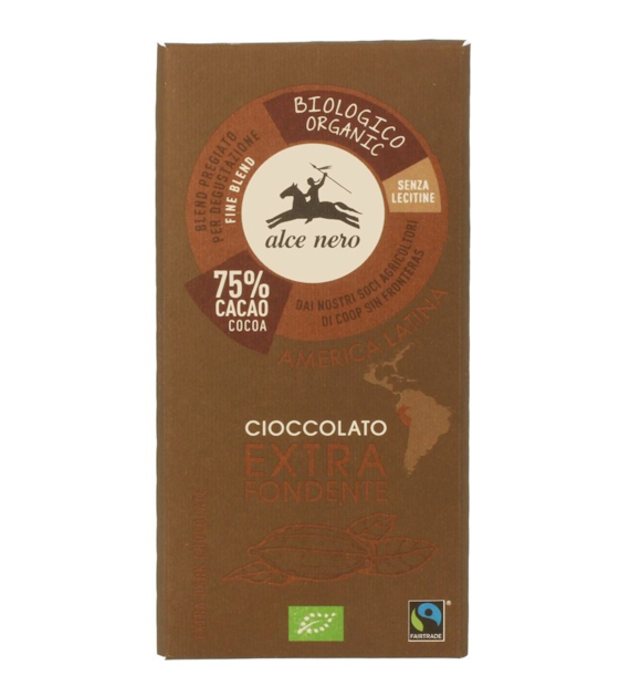 Czekolada gorzka 100g ALCE NERO BIO
