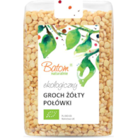 Groch żółty połówki 500g BATOM BIO