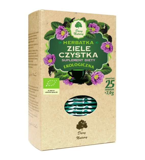 Herbatka Czystek ziele ekspres 25T DARY NATURY BIO - suplement diety