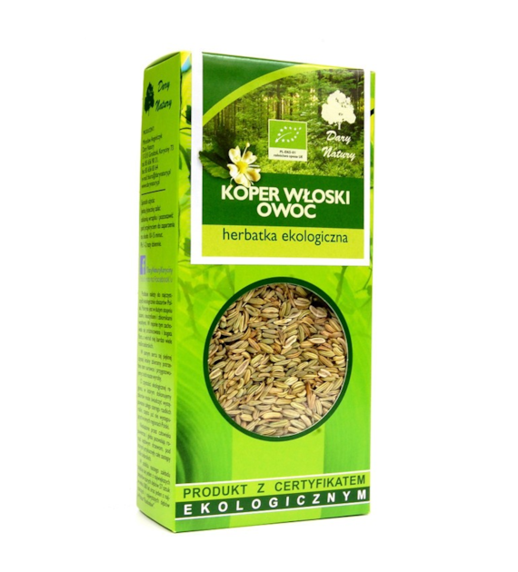 Herbatka Koper Włoski owoc 50g DARY NATURY BIO