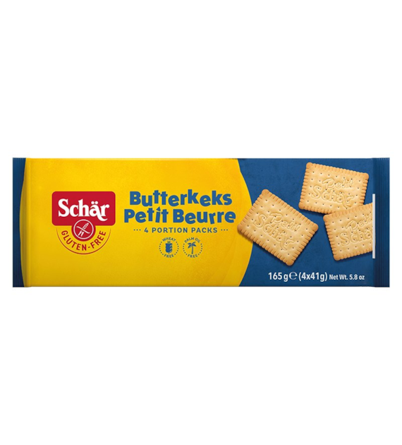 Herbatniki maślane bezglutenowe 165g SCHAR