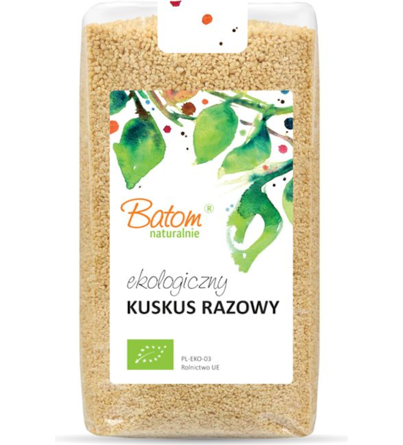 Kasza kuskus razowa 500g BATOM BIO