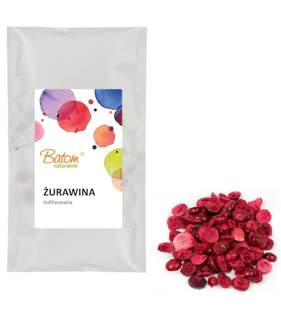 Owoce liofilizowane Żurawina 20g BATOM