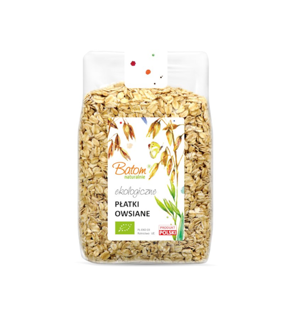 Płatki owsiane 500g BATOM BIO