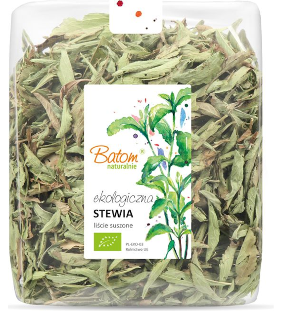 Stewia liście suszone 100g BATOM BIO