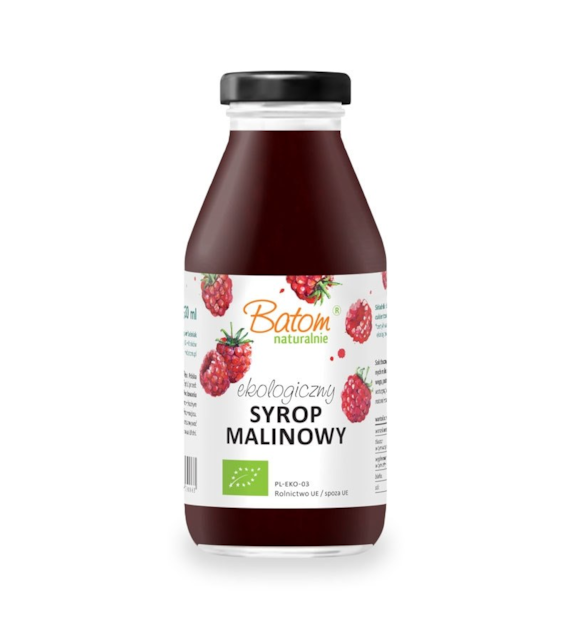 Syrop malinowy 330ml BATOM BIO