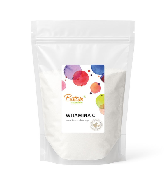 Witamina C proszek (kwas L- askorbinowy) 1kg BATOM - suplement diety