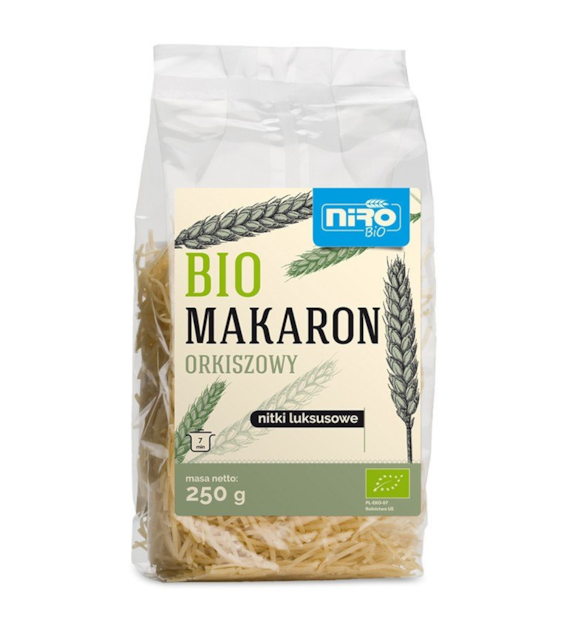 Makaron orkiszowy nitki luksusowe 250g NIRO BIO