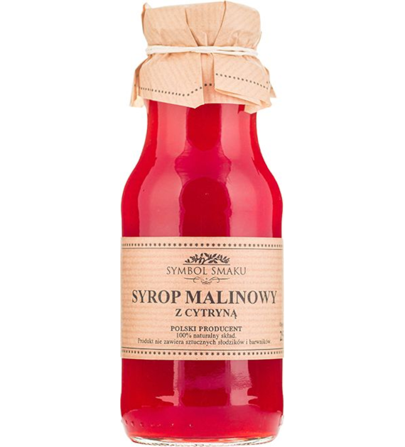 Syrop malinowy z cytryną 250ml SYMBOL SMAKU