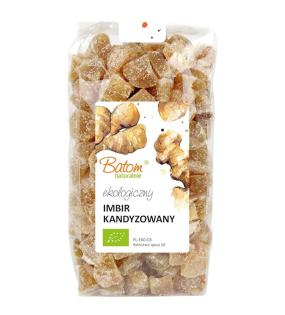 Imbir kandyzowany 1kg BATOM BIO