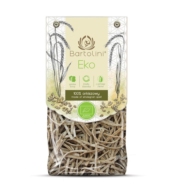 Makaron orkiszowy razowy krajanka średnia 250g BARTOLINI BIO