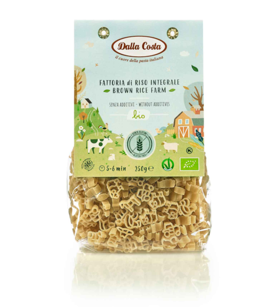 Makaron Farm dla dzieci ryżowy 250g DALLA COSTA BIO