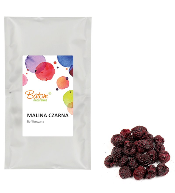 Owoce liofilizowane Malina Czarna 20g BATOM