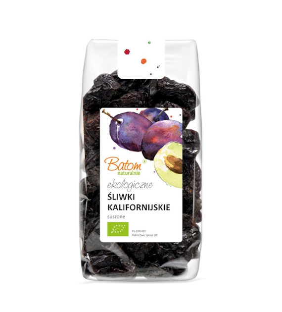 Śliwki kalifornijskie suszone bez pestek 500g BATOM BIO
