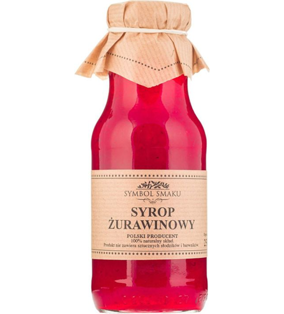 Syrop żurawinowy 250ml SYMBOL SMAKU