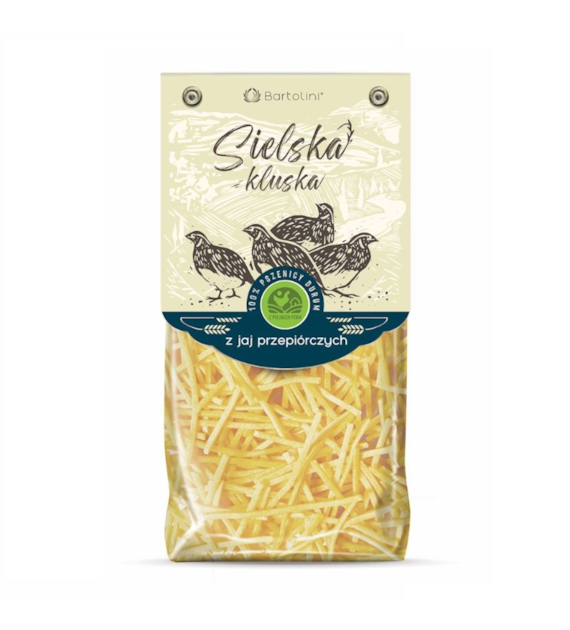 Makaron pszenny z jaj przpiórczych krajanka gruba 250g BARTOLINI