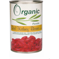 Fasola czerwona kidney puszka 400g ORGANIC FOODS BIO