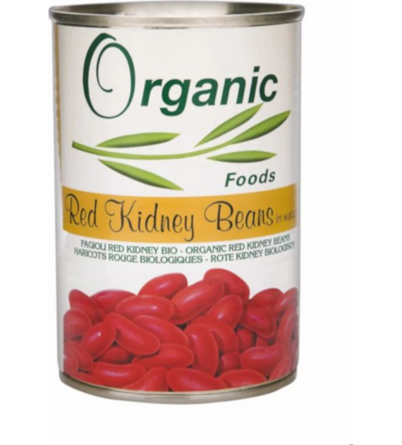 Fasola czerwona kidney puszka 400g ORGANIC FOODS BIO