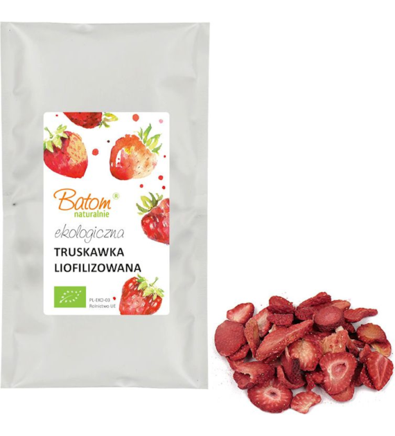 Owoce liofilizowane Truskawka 20g BATOM BIO