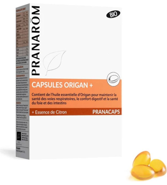 Kapsułki Pranacaps Oregano+ kapsułki 30szt. PRANARÔM BIO suplement diety