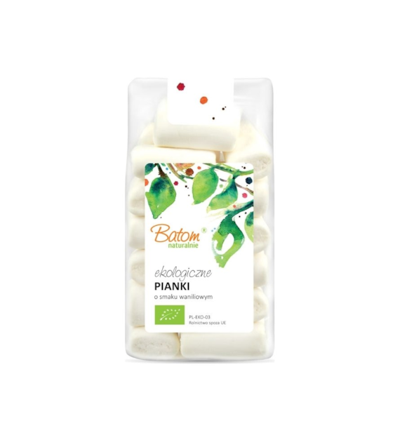 Pianki Marshmallows żelki waniliowe 500g BATOM BIO