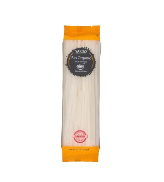 Makaron Noodle z ryżu białego bezglutenowy 220g YAKSO BIO