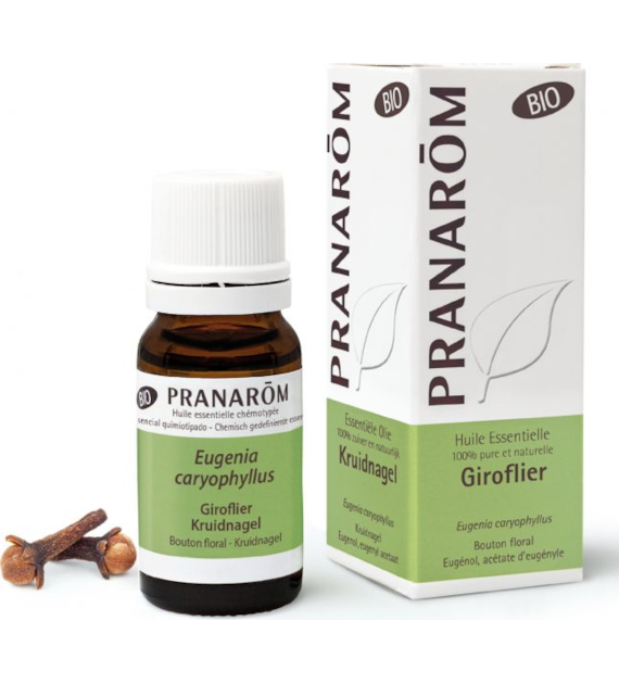 Olejek eteryczny goździkowy Goździk Eugenia caryophyllus 10ml PRANARÔM BIO