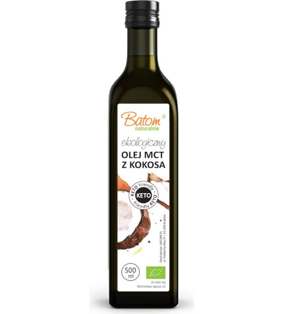 Olej MCT z kokosa 500ml BATOM BIO